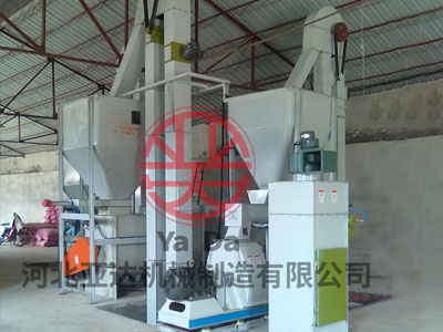 河北承德养猪场时产3吨饲料机组